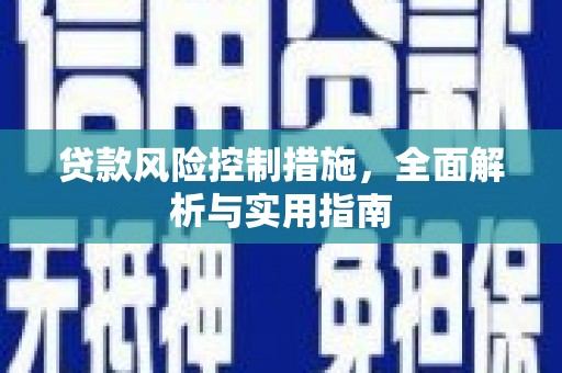 天河贷款风险控制措施，全面解析与实用指南