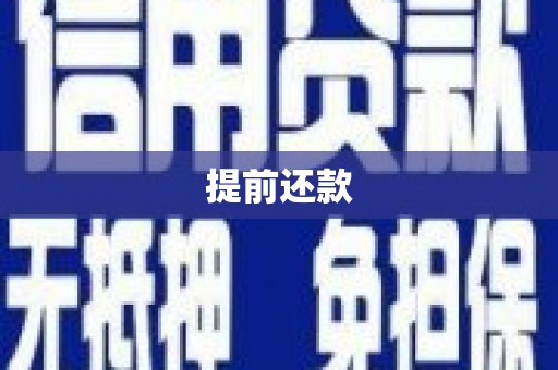 天河提前还款