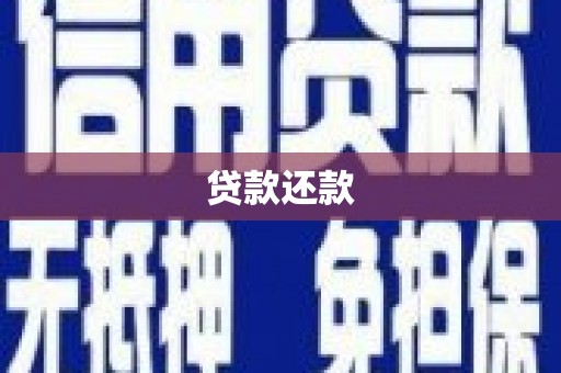天河贷款还款