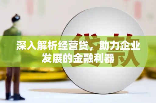 天河深入解析经营贷，助力企业发展的金融利器