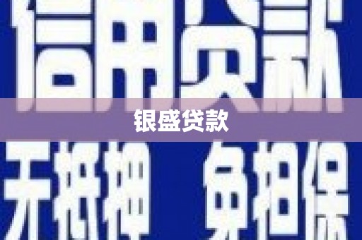 天河银盛贷款