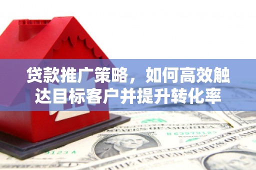 天河贷款推广策略，如何高效触达目标客户并提升转化率