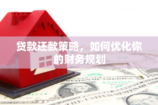天河贷款还款策略，如何优化你的财务规划