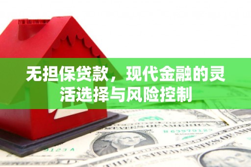 天河无担保贷款，现代金融的灵活选择与风险控制