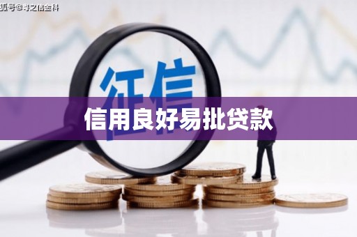 天河信用良好易批贷款