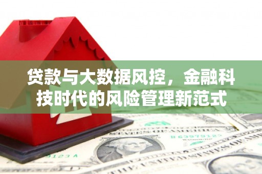 天河贷款与大数据风控，金融科技时代的风险管理新范式
