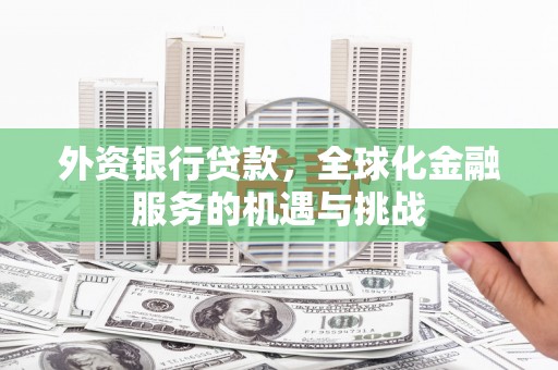 天河外资银行贷款，全球化金融服务的机遇与挑战