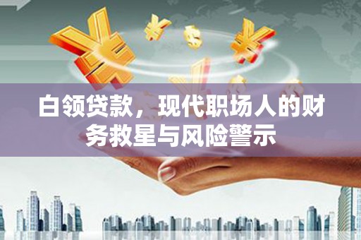 天河白领贷款，现代职场人的财务救星与风险警示