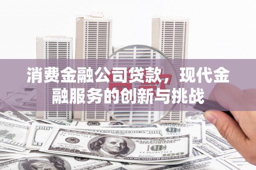 天河消费金融公司贷款，现代金融服务的创新与挑战