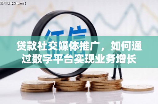天河贷款社交媒体推广，如何通过数字平台实现业务增长