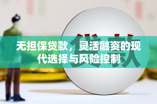 天河无担保贷款，灵活融资的现代选择与风险控制