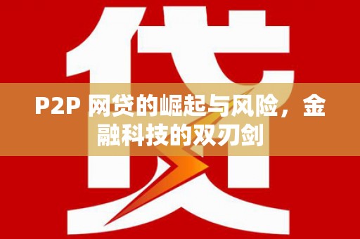 天河P2P 网贷的崛起与风险，金融科技的双刃剑