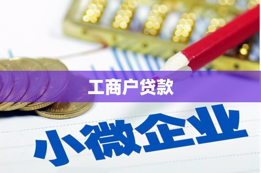 天河工商户贷款