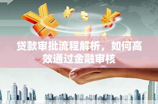 天河贷款审批流程解析，如何高效通过金融审核