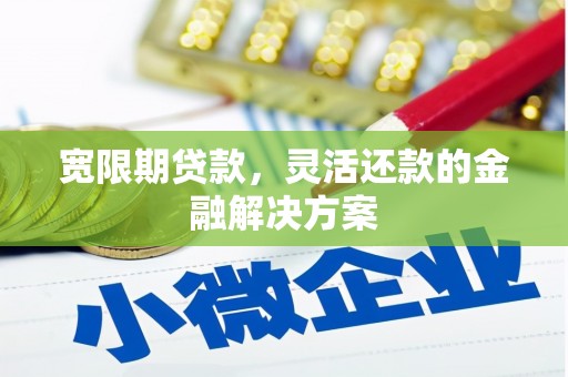 天河宽限期贷款，灵活还款的金融解决方案