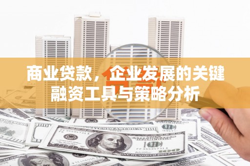 天河商业贷款，企业发展的关键融资工具与策略分析