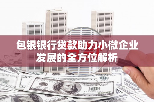 天河包银银行贷款助力小微企业发展的全方位解析