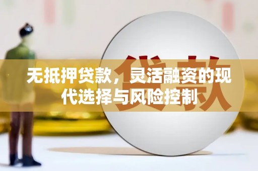 天河无抵押贷款，灵活融资的现代选择与风险控制