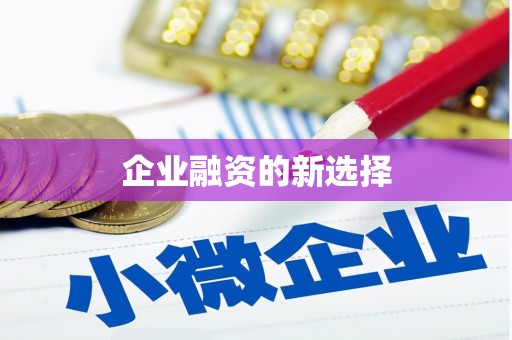 天河企业融资的新选择