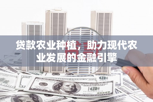 天河贷款农业种植，助力现代农业发展的金融引擎