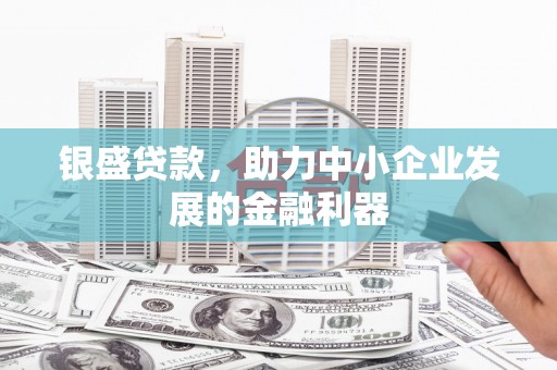天河银盛贷款，助力中小企业发展的金融利器