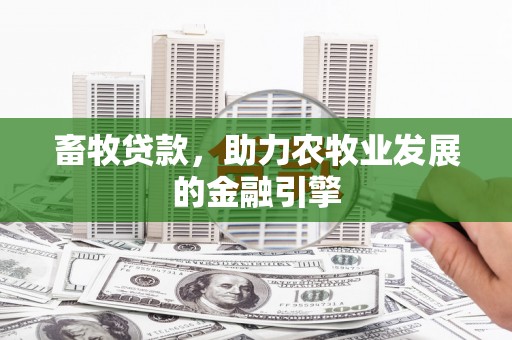 天河畜牧贷款，助力农牧业发展的金融引擎