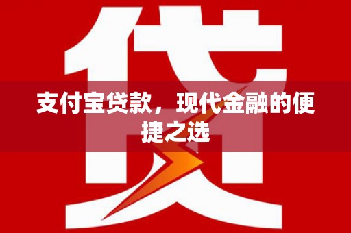 天河支付宝贷款，现代金融的便捷之选