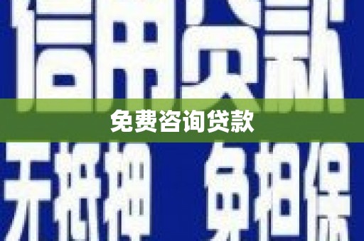 天河免费咨询贷款