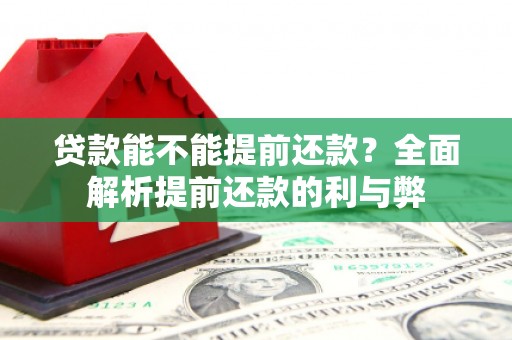 天河贷款能不能提前还款？全面解析提前还款的利与弊