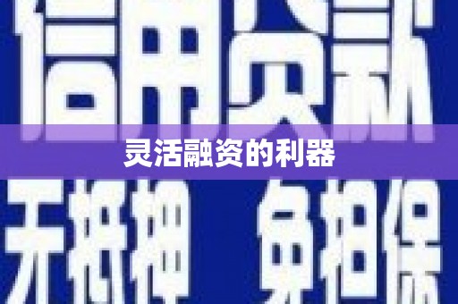 天河灵活融资的利器