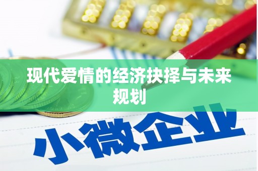 天河现代爱情的经济抉择与未来规划
