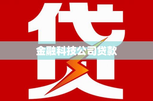 天河金融科技公司贷款