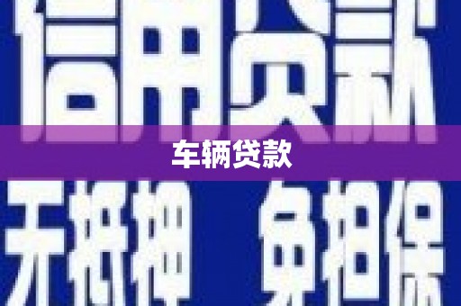 天河车辆贷款